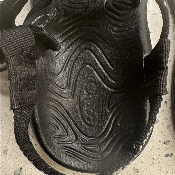 Chaco Black & White Textile Strappy Sandals Women’s Casual Outdoors Size 7 EUC - Picture 12 of 12